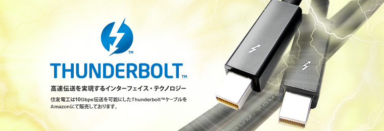 Thunderbolt　高速伝送を実現するインターフェイステクノロジー