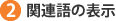2:関連語の表示